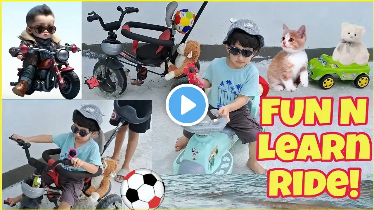 Fun N Learn Ride| Buggu GOA aya? ULTIMATE PRESCHOOL LEARNING VIDEO FOR TODDLERS @CuteBugguBaba