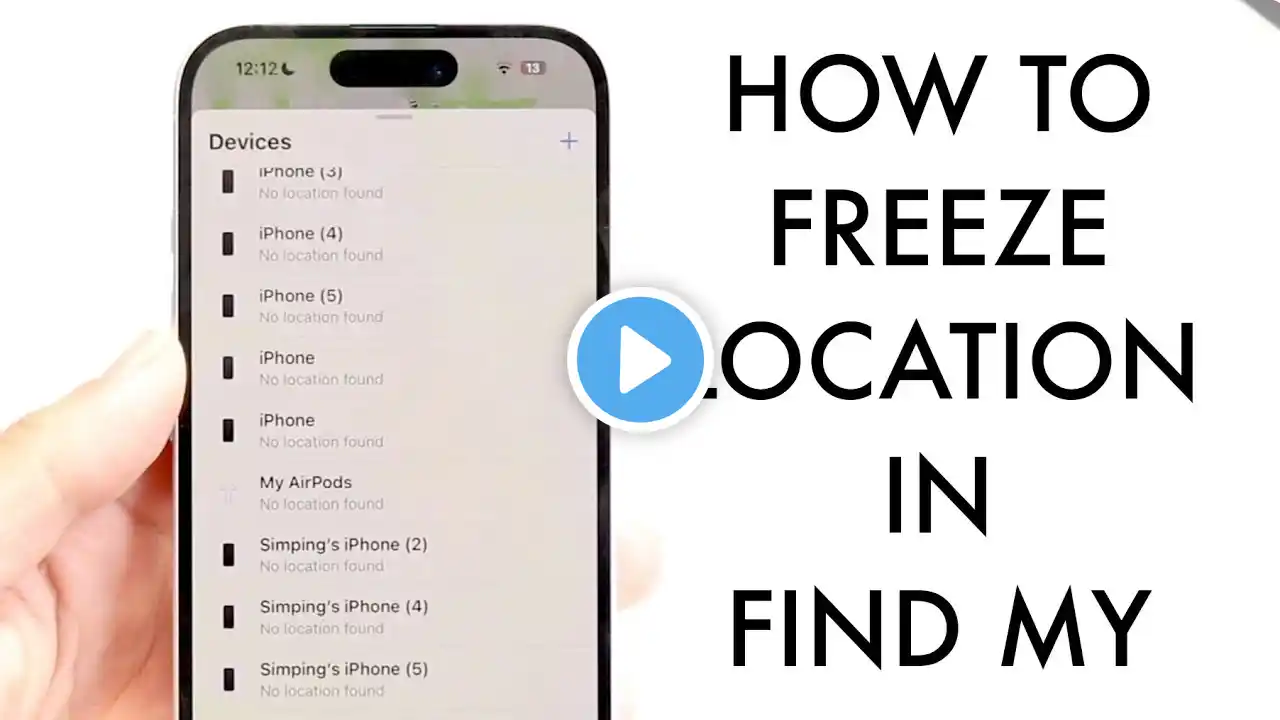 How To Freeze Location On Find My iPhone! (2025)