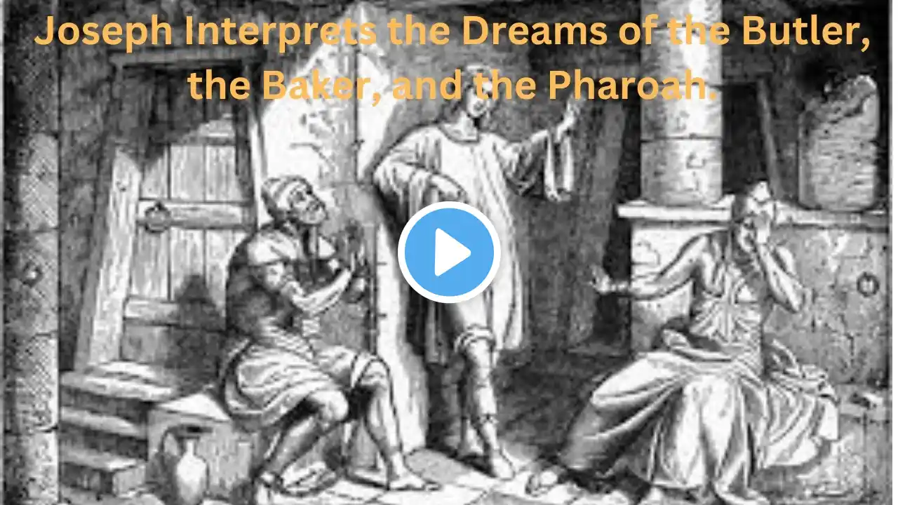 Part 2. Joseph Interprets the Dreams of the Butler, the Baker, and the Pharoah. Genesis 40