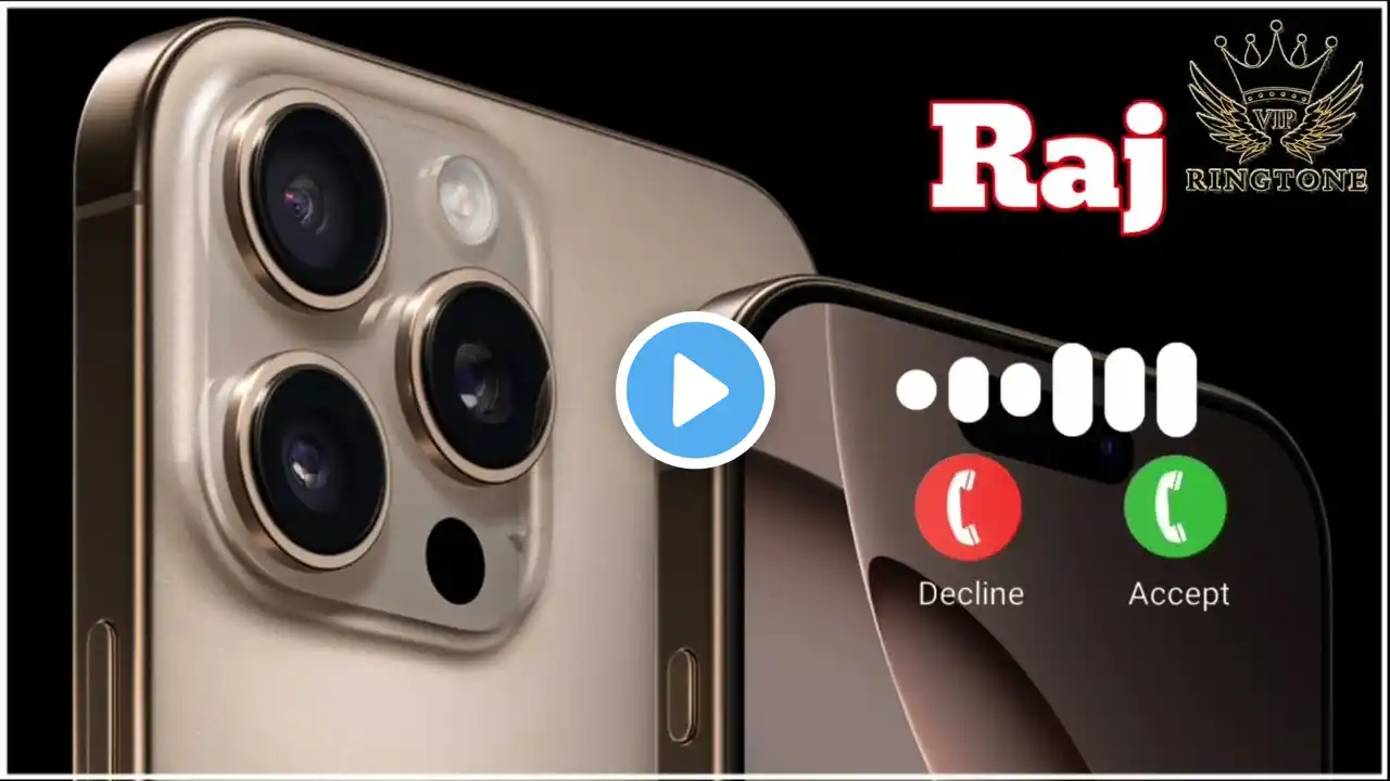 iPhone call ringtone 2025 || iPhone 16 Pro Max || Raj VIP Name Ringtone || VIP Ringtone Mahrang