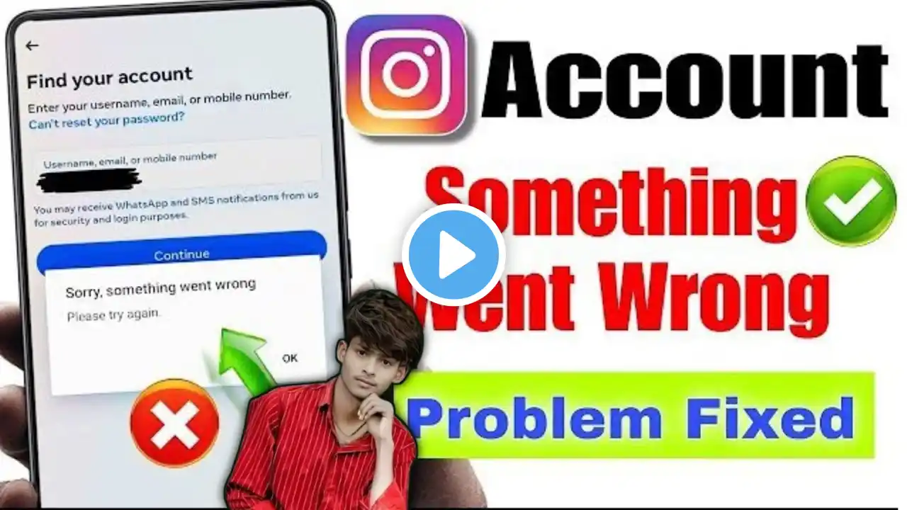 Instagram sorry something went wrong problem | Sorry something went wrong please try again instagram