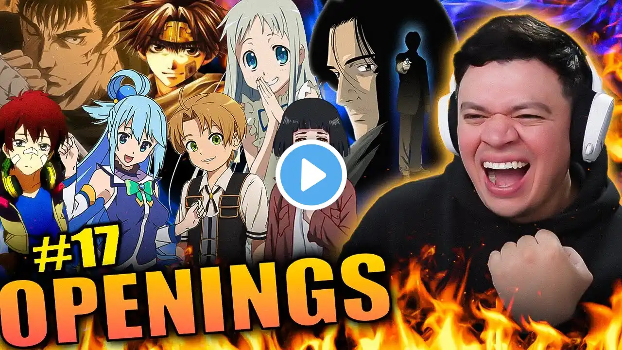 Reacting to ANIME Openings for the FIRST TIME #17