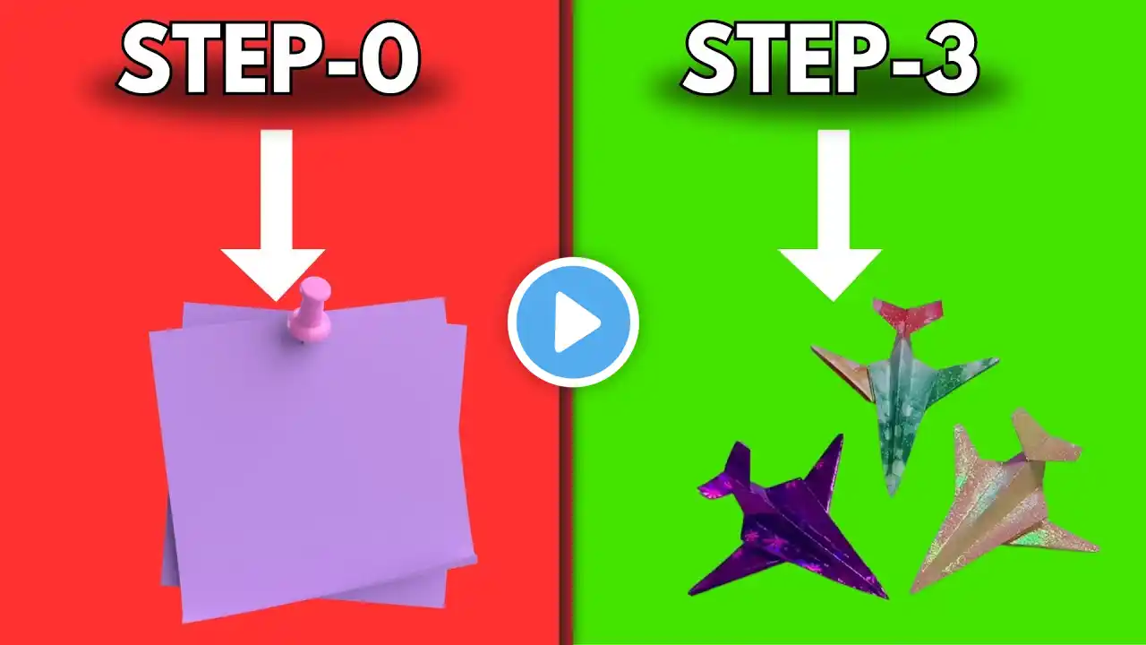 How to Make Origami AEROPLANE Craft in 2024 | Very Easy Paper Airplane | Paper Planes in 2024