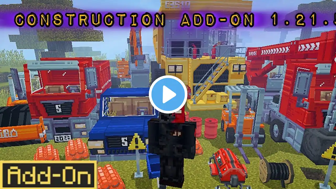 I added Construction Add-on for Minecraft