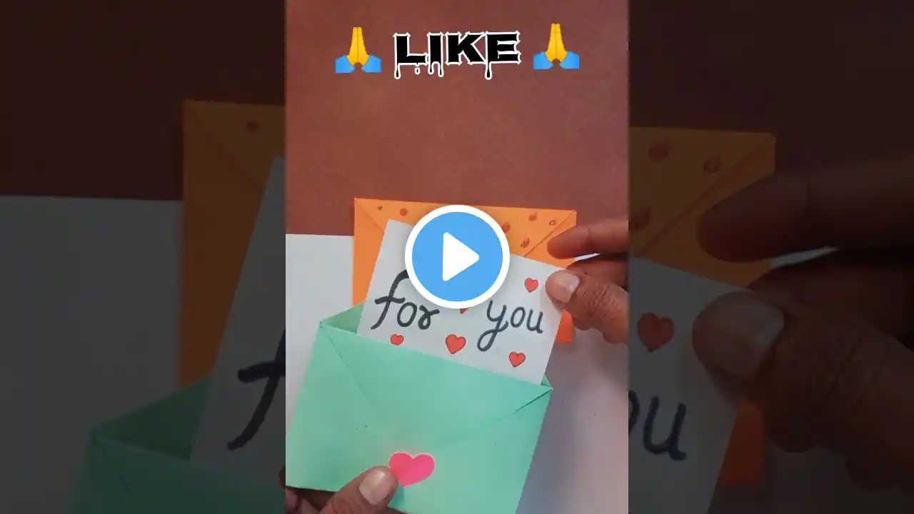 Without glue paper envelope ✉️ |colorful envelope making ideas |#diy #envelope #letter