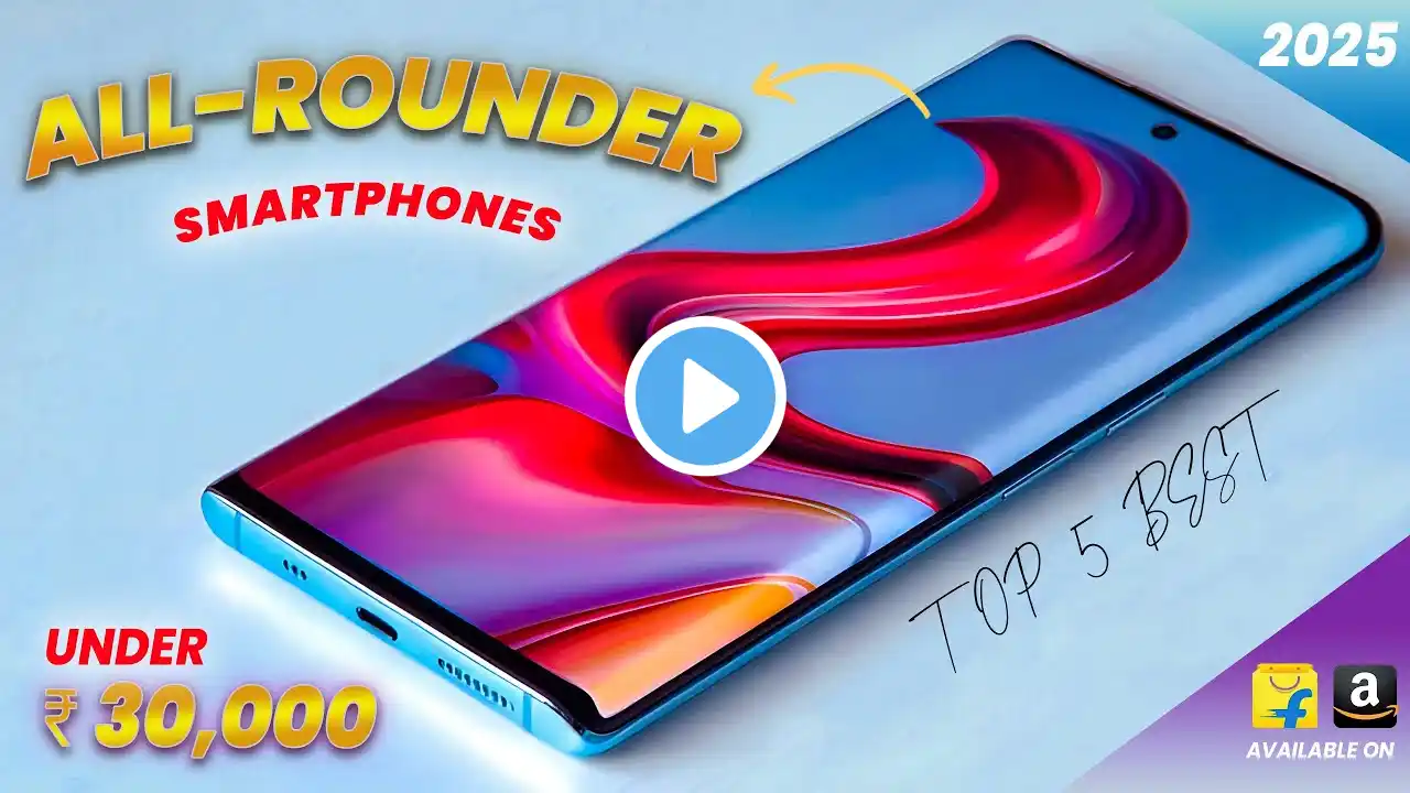 Top 5 Best Phones Under 30000 in Feb 2025 | Top 5 Camera & Gaming phone under 30k