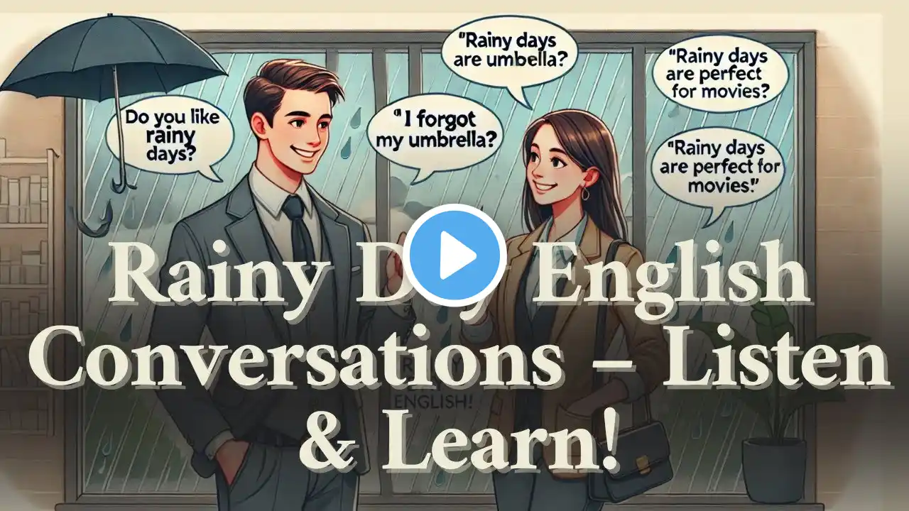 English Listening Practice: Talking About Rainy Days | Improve English | English Conversations