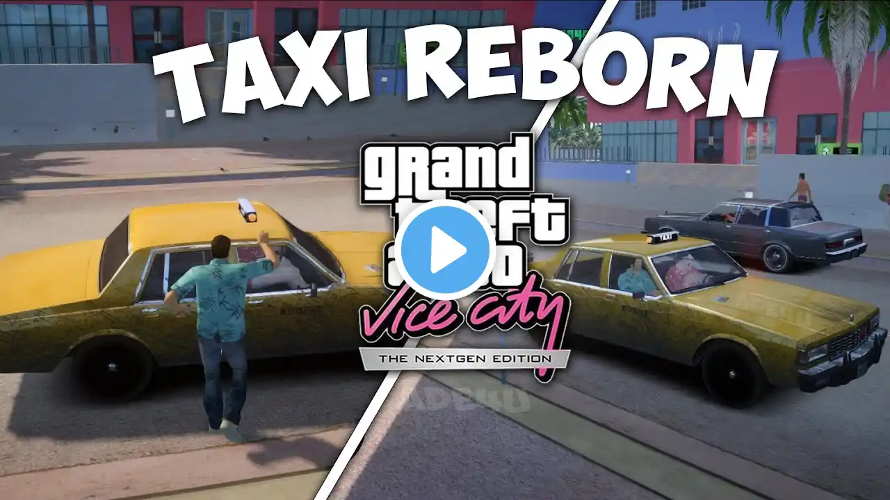 Taxi Reborn Mod for GTA Vice City Next Gen Edition | Installing Taxi Reborn for GTA VC NGE