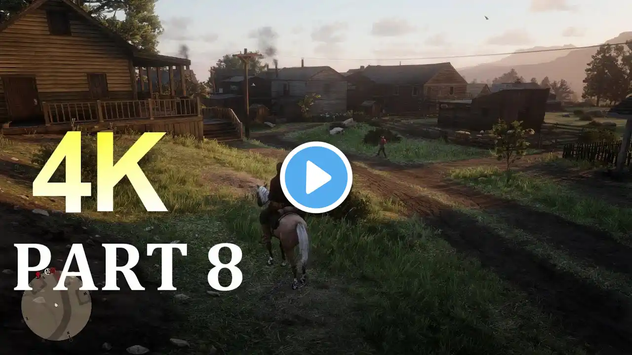 RED DEAD REDEMPTION 2 Walkthrough Gameplay 4K Part 8- (RDR2)