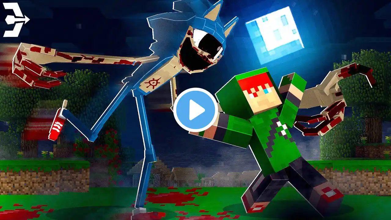 SONIC.EYX IS CHASING ME IN MINECRAFT!! DID I SURVIVE?