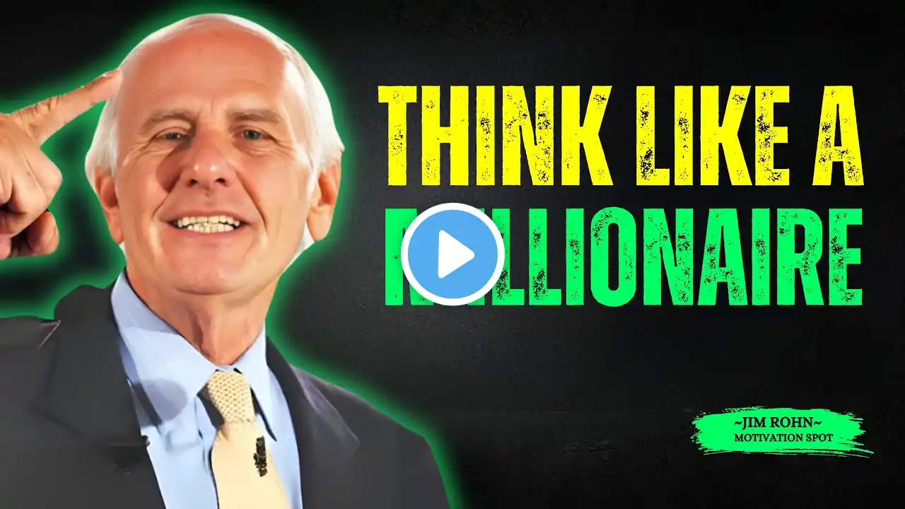 Learn to THINK Like a MILLIONAIRE - Jim Rohn Motivation