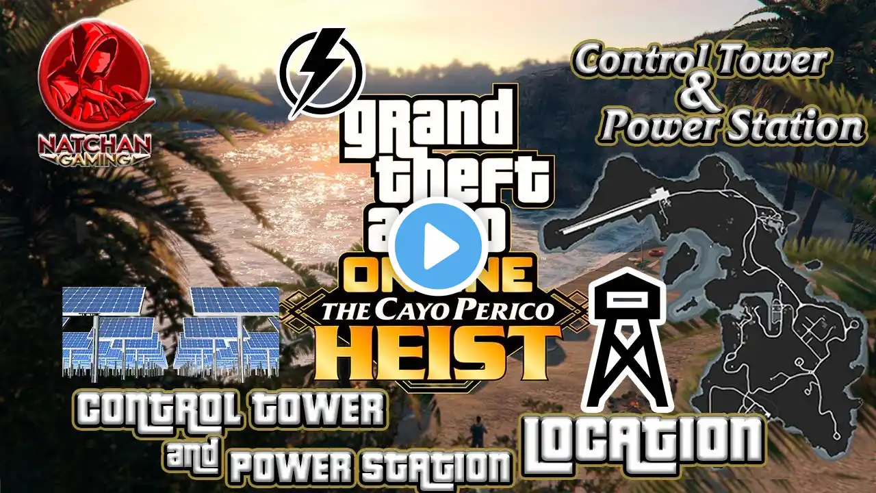 GTA V ONLINE | Control Tower and Power Station Location in Cayo Perico Heist | Point of Interest