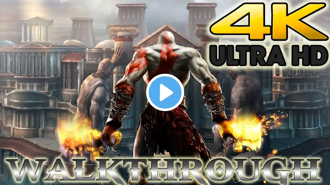 God of War 1 (PS2)  Full Walkthrough No Commentary (4K 60FPS) ULTRA HD 2020