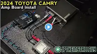 2024 toyota camry amp board install amplifier installation