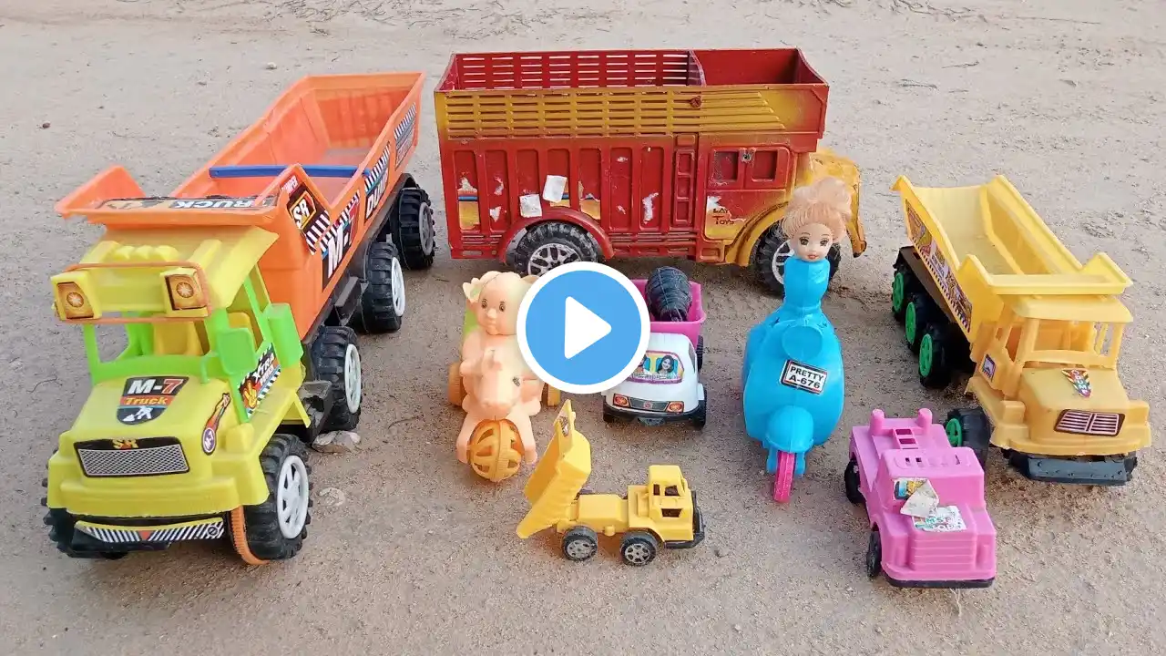 Bruder Toy Trucks for Kids! | JCB Backhoes, Dump Trucks, Tractor Loaders, Bulldozers | JackJackPlays