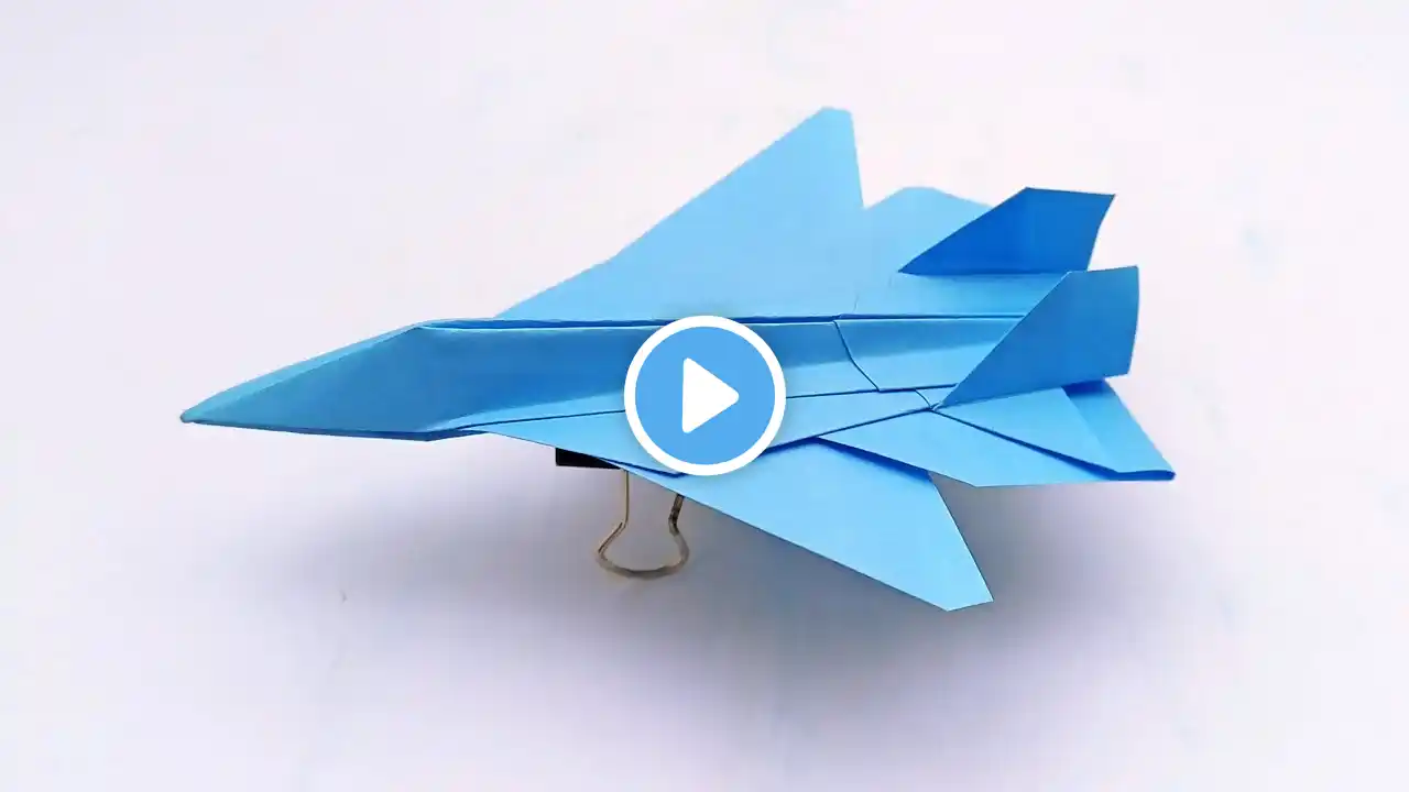How to Make a Paper Airplane Step by Step | Best Origami Aeroplane | Easy Paper Crafts Without Glue