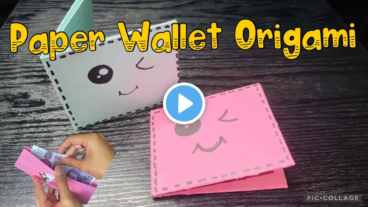 Easy NO GLUE Origami Paper Wallet | DIY Origami Wallet