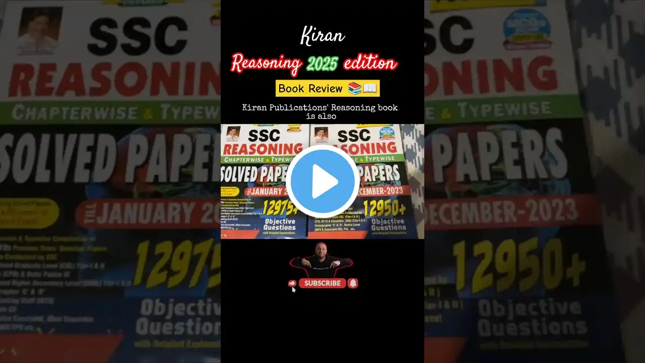 Kiran *REASONING* 2025 edition book review #motivation #study #shorts #ssc #cgl #reasoning