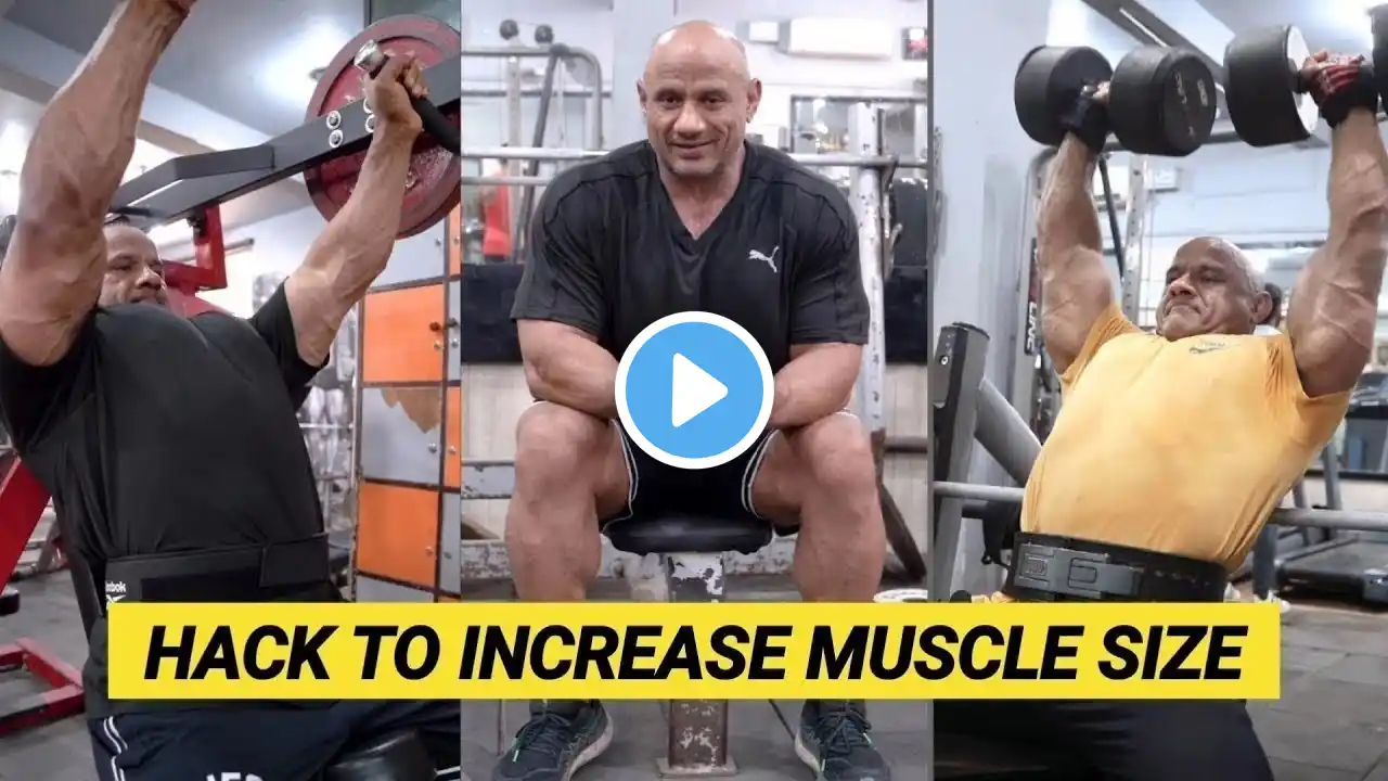 Secret tip to increase muscle size | Mukesh Gahlot #youtubevideo