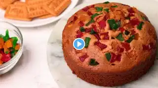 सिर्फ 20 रुपये में पारले जी बिस्किट से केक कढ़ाई में | Easy Eggless Biscuit Cake|Parle G Cake Recipes