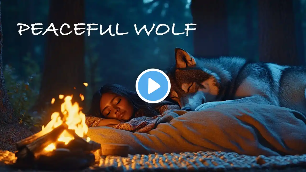 Peaceful Wolf - Calm Spirit Melodies - Native American Flute, Positive Energy, Free Your Mind