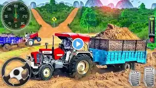 Village Farming life Tractor Simulator 3D - Real Indian Tractor Cargo Transport - Android GamePlay