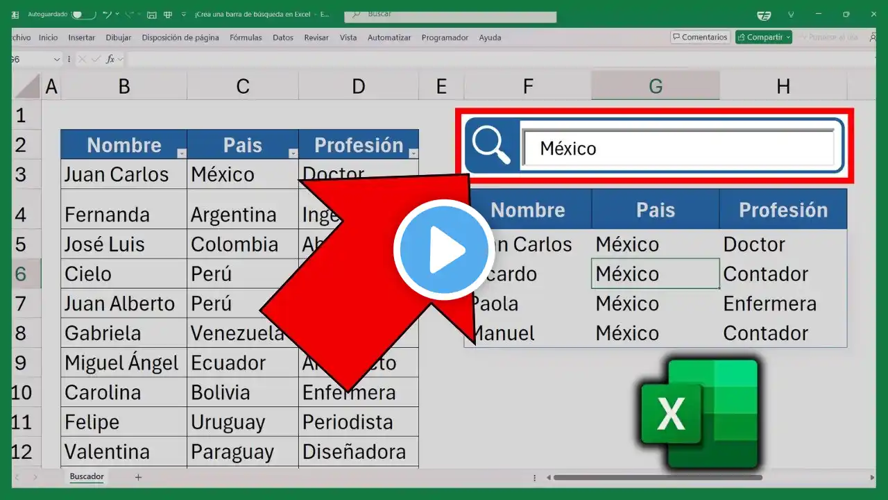 Create a SEARCH ENGINE in Excel and Find Data Instantly⚡(Easy and WITHOUT Macro)