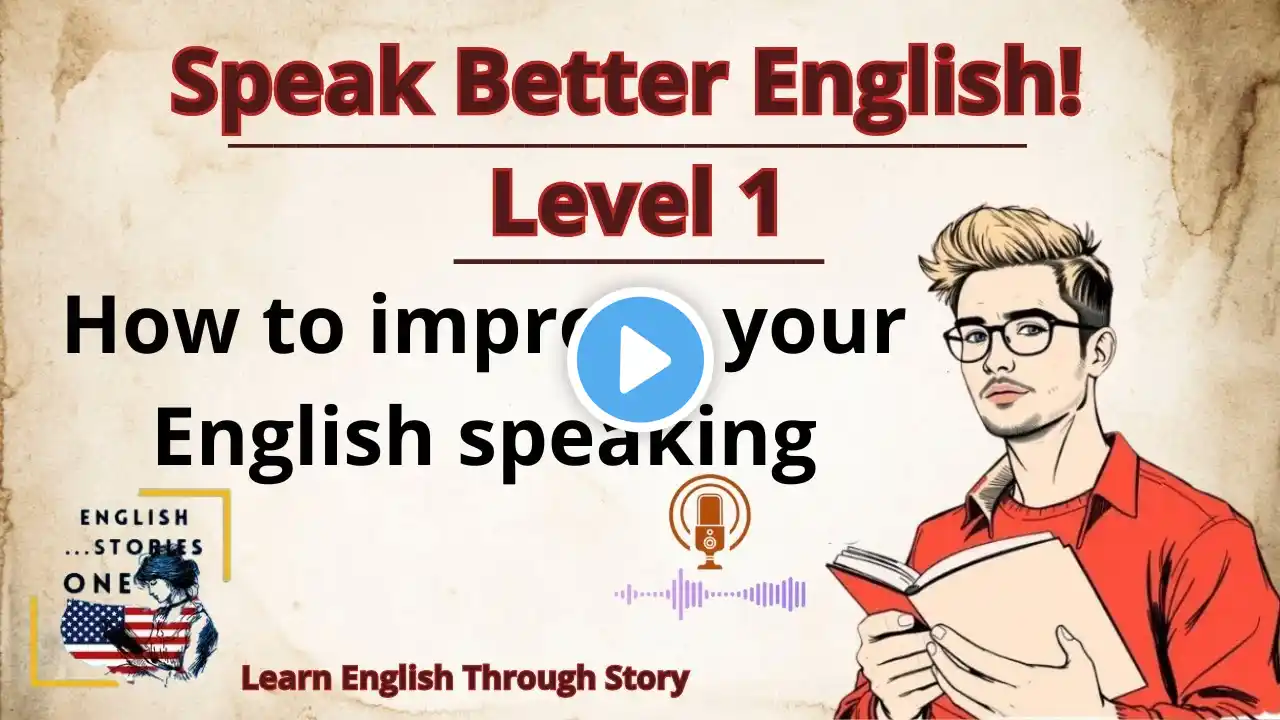 Speak Better English! 📚 Learn Through Stories & Improve Fast (Level 1) 🚀  | Graded Reader | Master