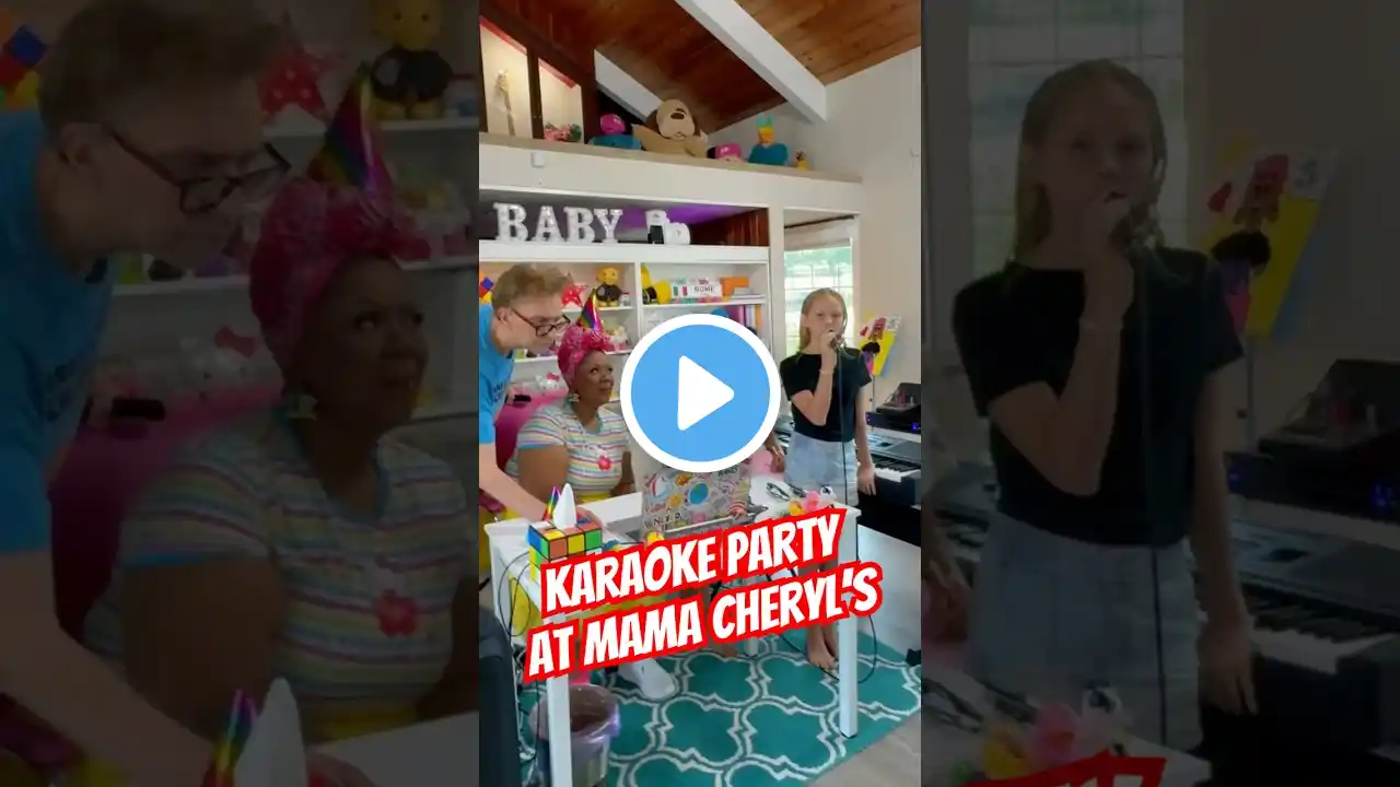 KARAOKE PARTY! #evanriley #cherylportervocalcoach #shorts
