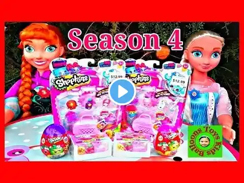 Disney Frozen Movie Videos 2016 Unboxing Shopkins 𝐒𝐞𝐚𝐬𝐨𝐧 4 + Surprise Eggs Kids Toys Review