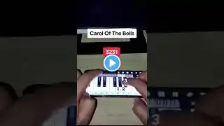 Carol Of The Bells piano Mobile tutorial