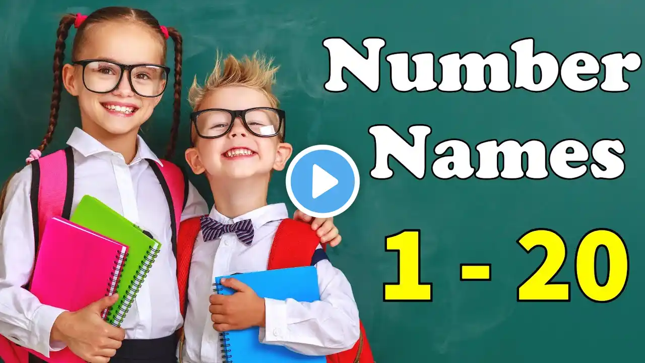 1 to 20 Number Names|गिनती|Number Spelling 1-20|Learn Number1To20|गिनती एक से बीस तक|Number counting