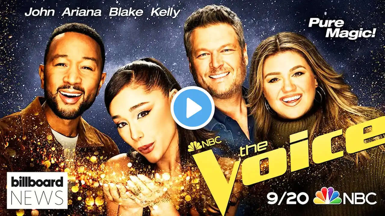 How ‘The Voice’ Coaches Really Feel About Ariana Grande Joining This Season | Billboard News