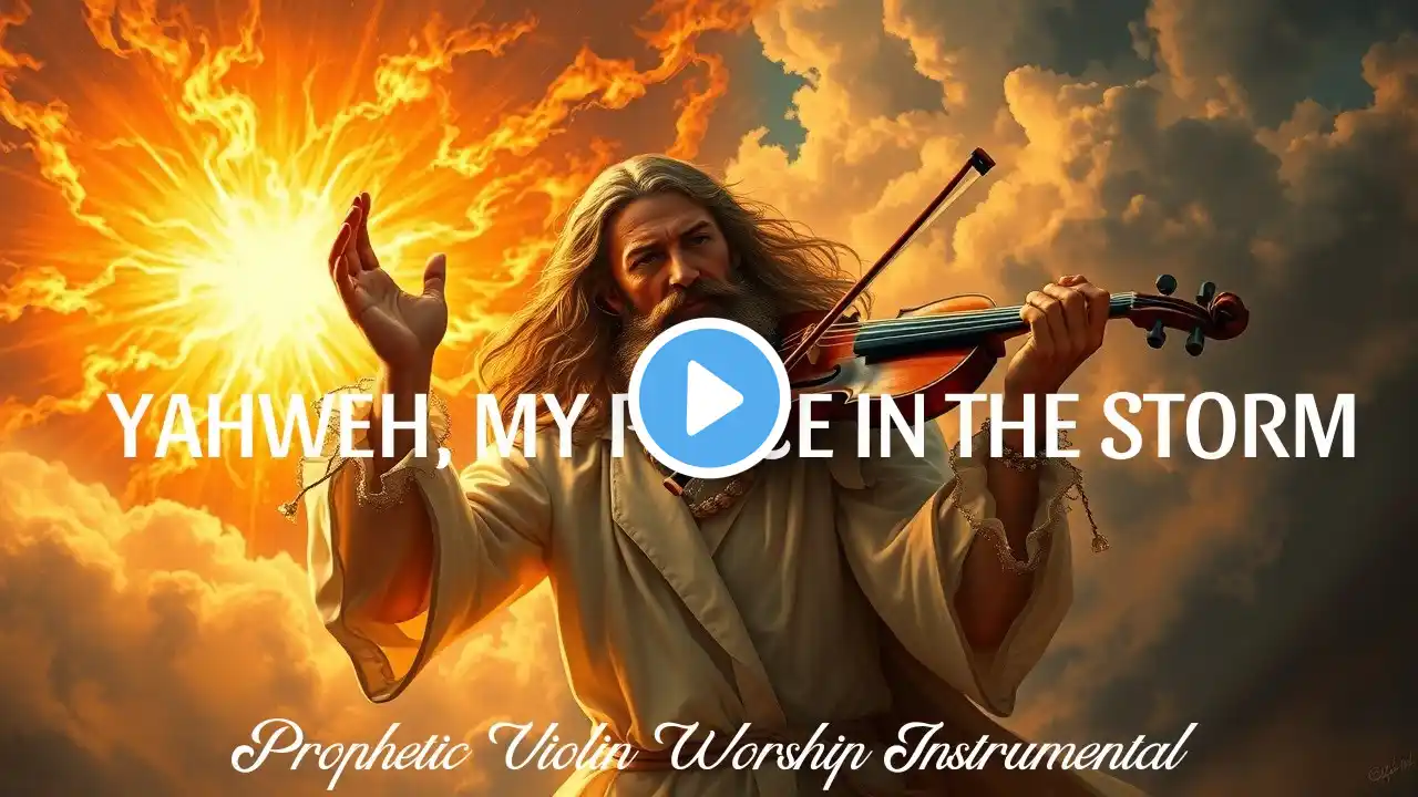 Prophetic Violin Worship Instrumental/YAHWEH, MY PEACE IN THE STORM/Background Prayer Music