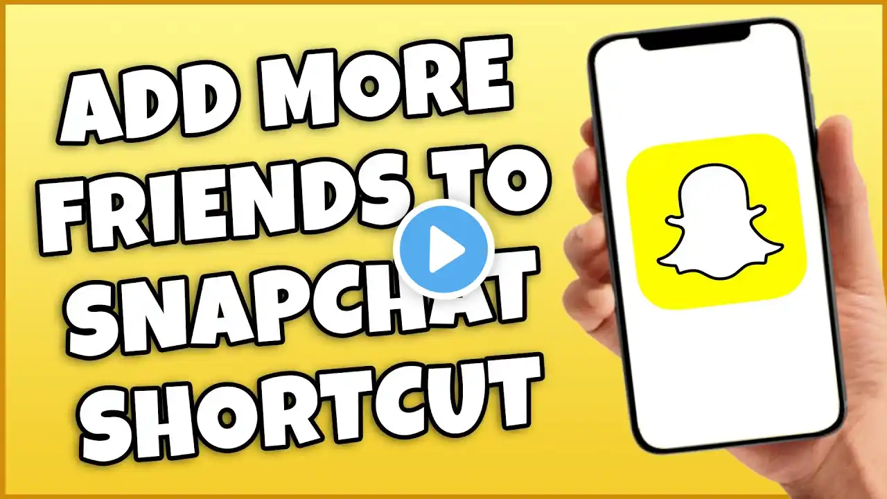 How To Add More Friends To Snapchat Shortcut (2023)