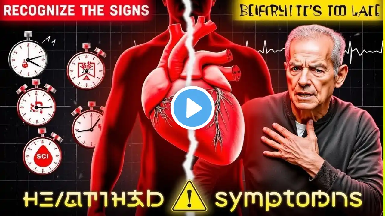 Recognize The Signs Of Heart Problems Before It's Too Late! Symptoms of heart problems in adults!