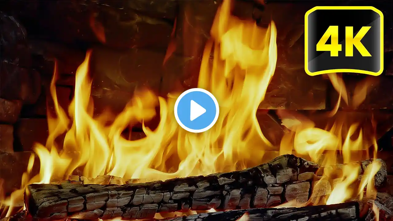 🔥 The Best Burning Fireplace: Cozy Crackling Logs and Soothing Glow for Sleep and Relaxation 4K UHD