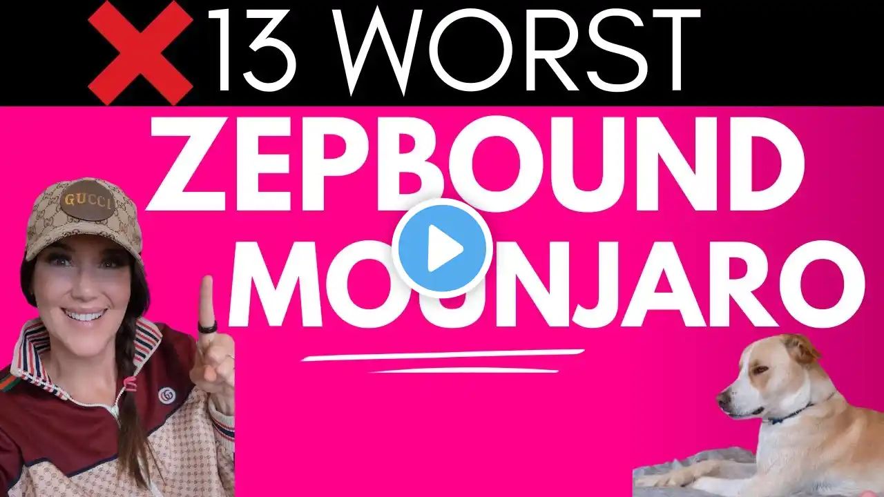 ❌13 WORST THINGS TO DO ON ZEPBOUND WEIGHT LOSS OR MOUNJARO WEIGHT LOSS FIRST WEEK // MOUNJARO 2.5MG