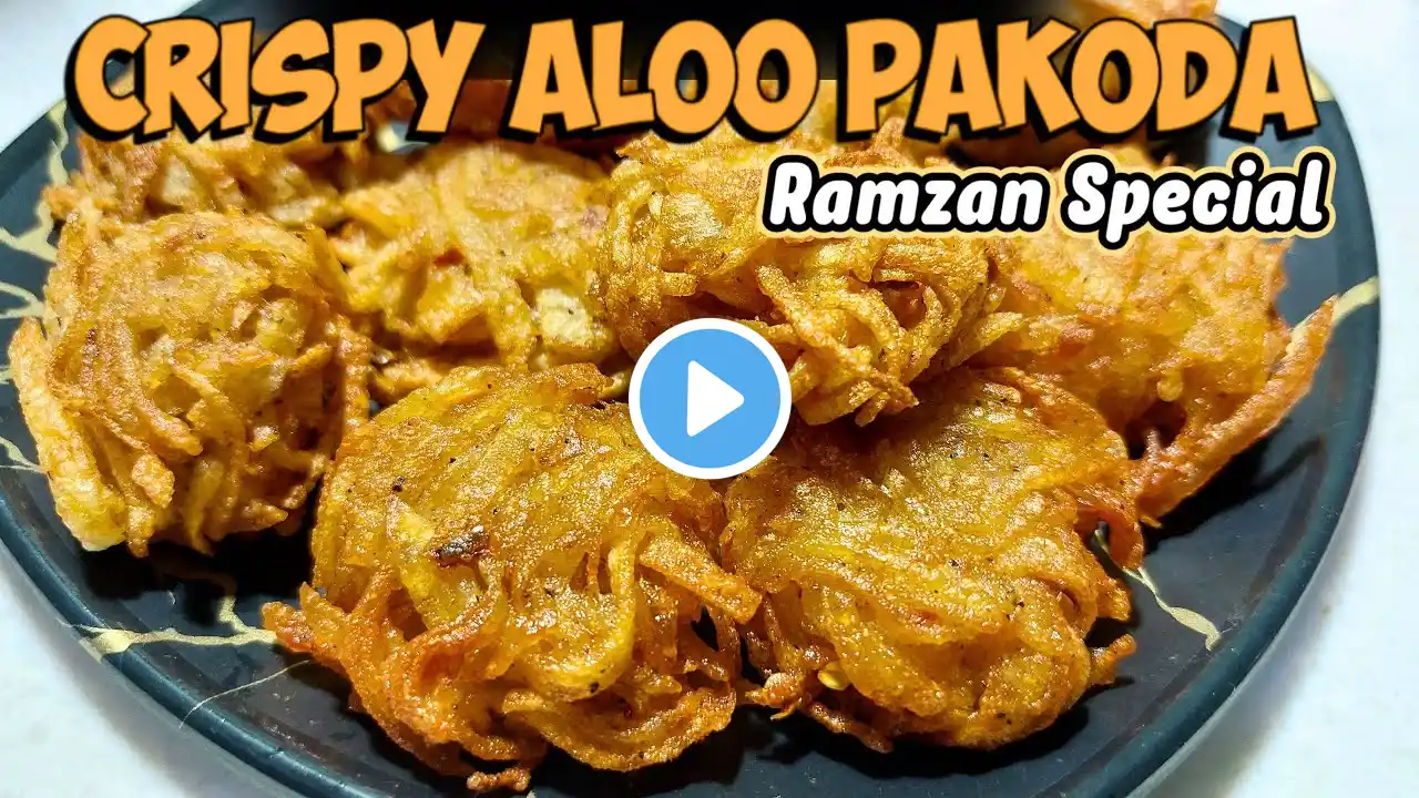 Crispy Aloo Lacha Pakoda – Perfect Crunchy Snack for Iftar & Tea Time #ramzanrecipes