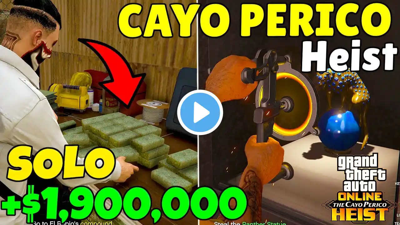 ⚡️ *UPDATED 2024* Ultimate SOLO ELITE Cayo Perico Heist Guide - Master GTA 5 Online Like a Pro! 💰🔥