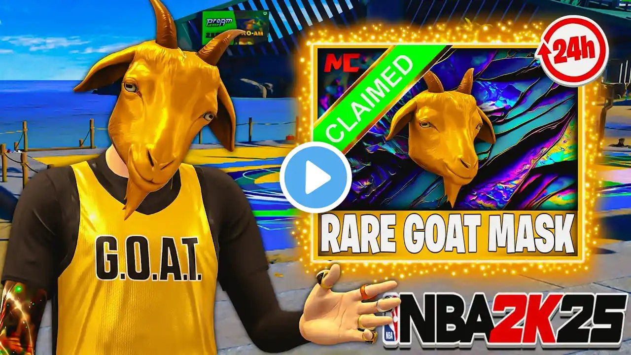 FASTEST MYCAREER METHOD *UNLOCKS GOAT MASK* IN NBA 2K25