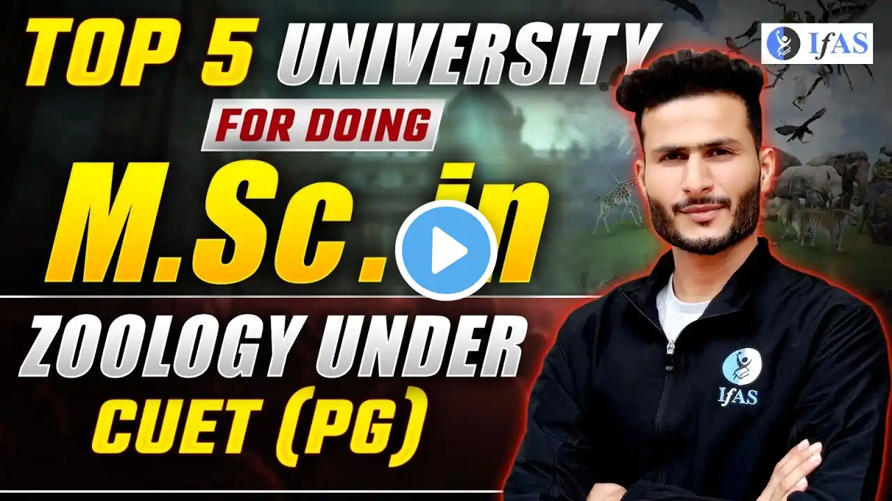 MSc Zoology Best University in India Under CUET PG - Top Universities You Can’t Miss!