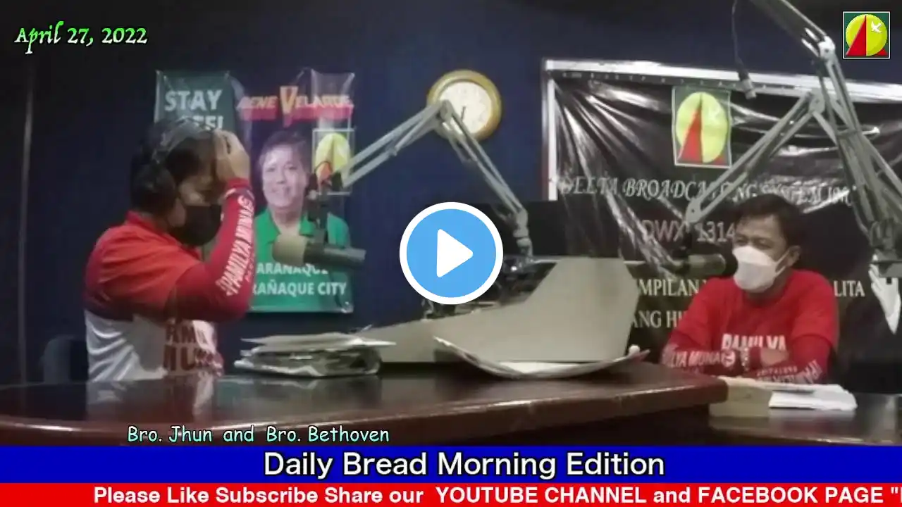 DWXI 1314 AM Livestream (Wednesday - April 27, 2022) #dailybreadmorningedition