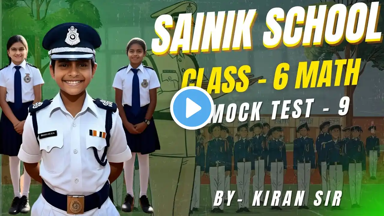 Sainik School Class 6 | Math Mock Test - 9