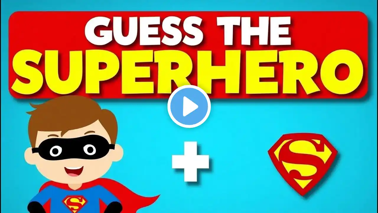 Guess the Superhero by Emoji Challenge β Fun & Exciting Quiz Game! | Mega Mind Hub