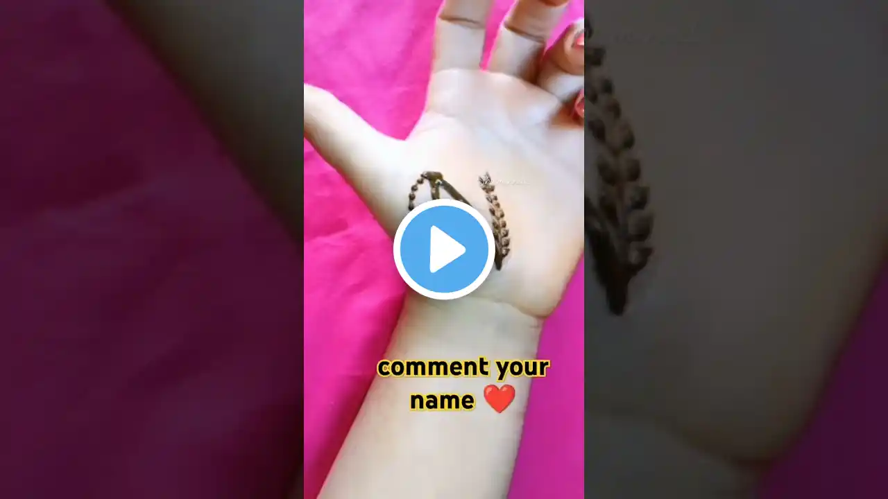 N 😘 mehndi name❤ #shorts #shortsfeed #shortsvideo #art #mehndi #youtube #viral #youtubeshorts#and