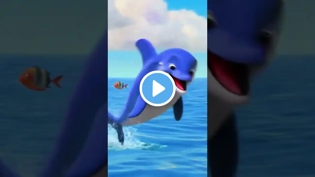 Kids Dolphin Song #nurseryrhymes #kidssong #cartoon #animation #disney #kids #dolphin