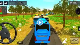 Euro Bus Driving Game Public Transportation 2024 -  Indonesia Bus Simulator Android Gameplay #13