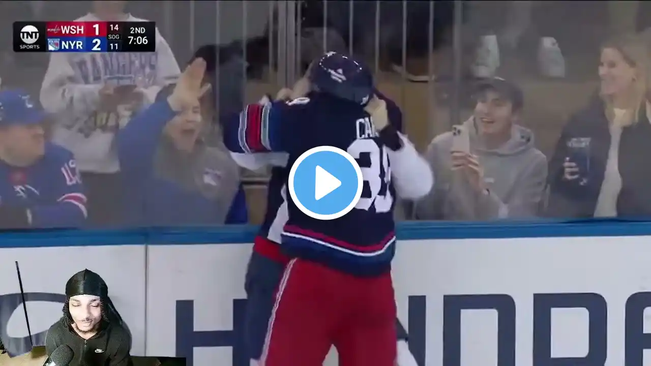 NEW HOCKEY FAN REACTS TO Washington Capitals Vs New York Rangers/ Full Game Highlights NHL