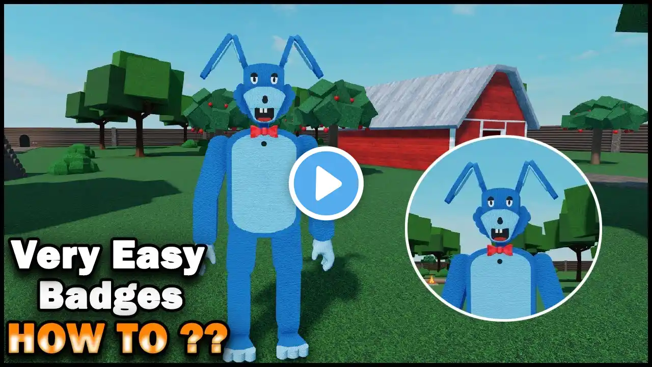 How to get BUNNY FARM Badge in Three Little Pigs Analog Horror RP | Roblox